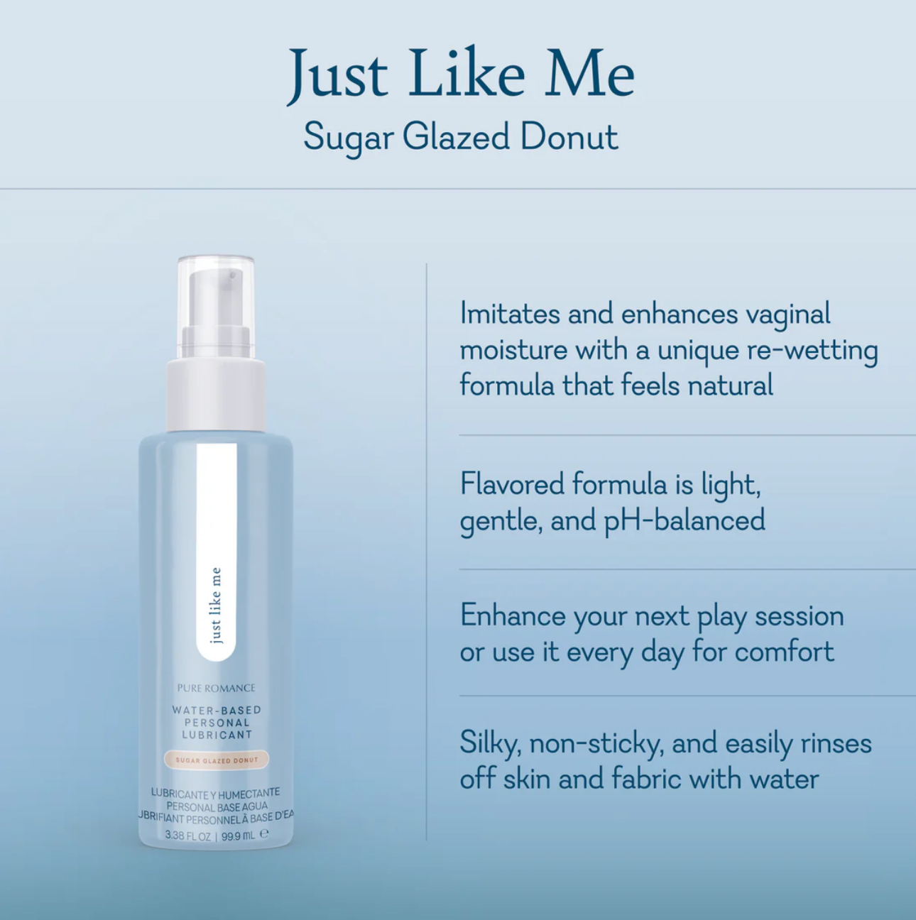 Water Based Lubricant (Just Like Me) - Sugar Glazed Donut