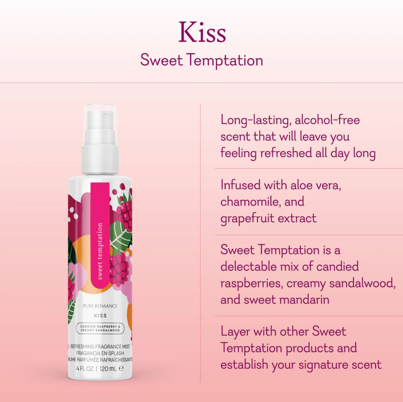 Kiss Body Spray - Sweet Temptation