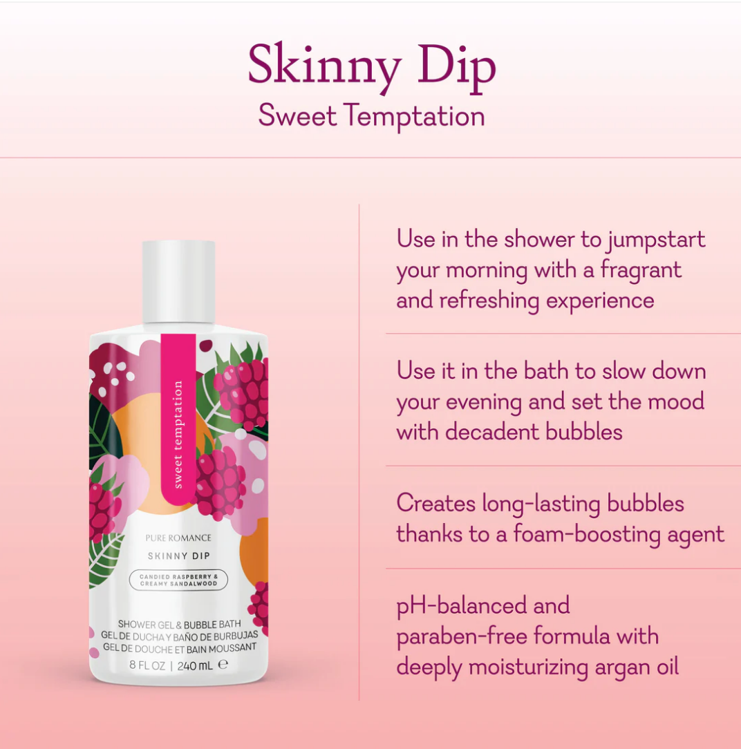 Skinny Dip Shower Gel & Bubble Bath - Sweet Temptation